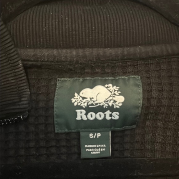 Roots Black Half-Zip Sweater - Picture 3 of 4